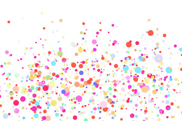 Light multicolor background, colorful vector texture with circles. Splash effect banner. Glitter silver dot abstract illustration with blurred drops of rain. Pattern for web page, banner,poster, card