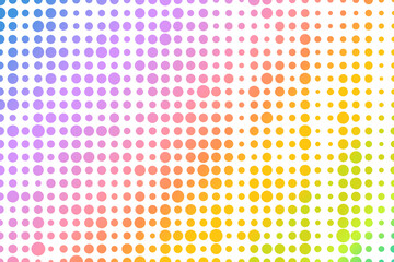 Light multicolor background, colorful vector texture with circles. Splash effect banner. Dotted abstract illustration with blurred drops of rain. Pattern for web page, banner,poster, card