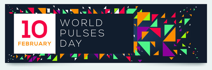 Creative design for (World Pulses Day), 10 February, Vector illustration.