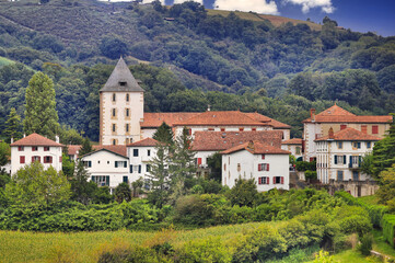 Fototapeta na wymiar Village de Sare Pays Basque
