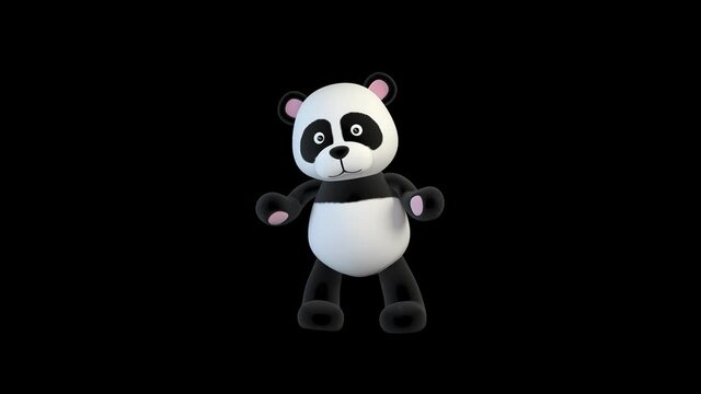 Panda bear simple dance