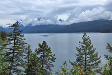 Lake in glacier national park