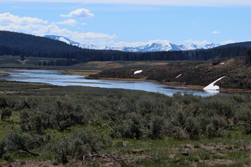 River and mountains