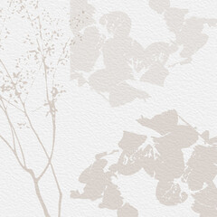 Delicate watercolor botanical digital paper floral background in soft basic nude beige tones