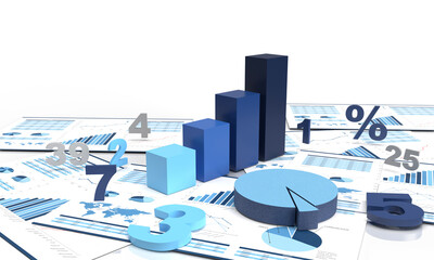 grafici, grafico, economia, istogrammi, statistiche