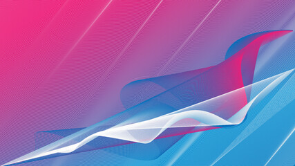Abstract wave design vector background	