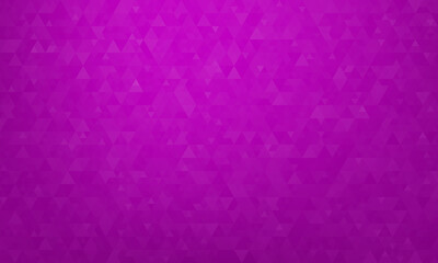 Abstract geometric background, pattern of triangles in Velvet Violet, design for poster, banner, card and template. Vector illustration