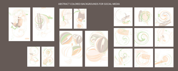 Art painting pastel muted pale calm tones card templates set contemporary art. Collection of art modern invitations with gold abstraction background line color