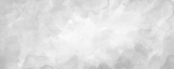 Vector watercolor art background. Hand drawn winter grey abstract vector illustration for cover, interior decor and other users. Vintage grunge texture. Clouds. Monochrome brush strokes. Empty blank.