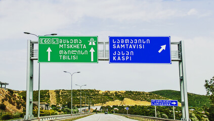 2019_07_22_Gori Georgia - The road from Tbilisi to Gori runs near Russian held territory of South...