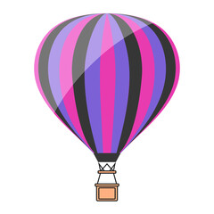 Naklejka premium Hot Air balloon isolated on white background
