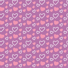Valentine's Day vector, Seamless pattern, background, wallpaper
