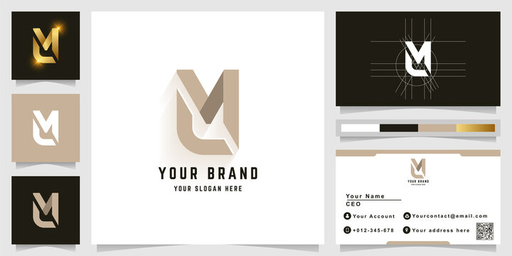 Letter M or LM monogram logo