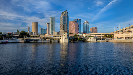Fototapeta na wymiar Aerial View Of The City Of Tampa, Florida