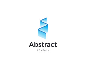 Wave flow logo design