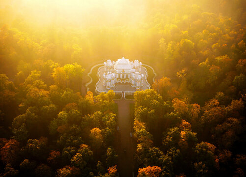 The Hermitage Pavilion in Autumn