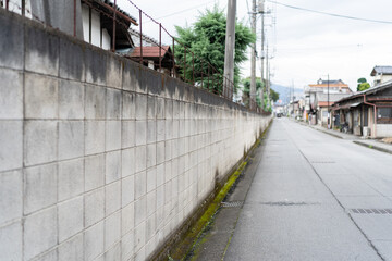 塀 下町 昭和 街並み