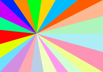 虹色の幾何学的な模様