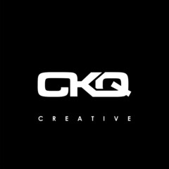 CKQ Letter Initial Logo Design Template Vector Illustration