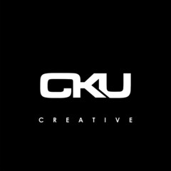 CKU Letter Initial Logo Design Template Vector Illustration