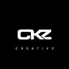 CKZ Letter Initial Logo Design Template Vector Illustration