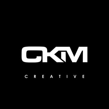 CKM Letter Initial Logo Design Template Vector Illustration