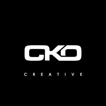 CKO Letter Initial Logo Design Template Vector Illustration