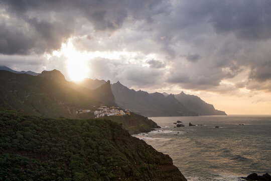 Coastal town in Tenerife