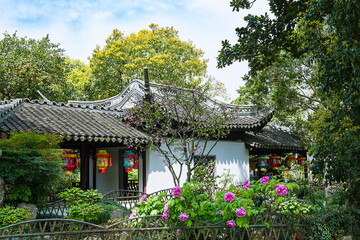 the traditional chinese classical garden in china