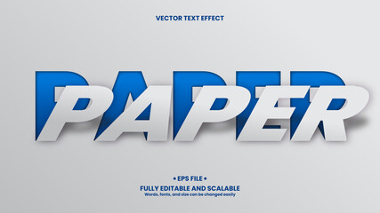 Paper 3D Text Effect