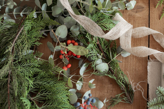 Branches  for make decoration christmas