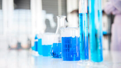 working in laboratory. Omicron testing process,omicron strain of the coronavirus. new covid variant