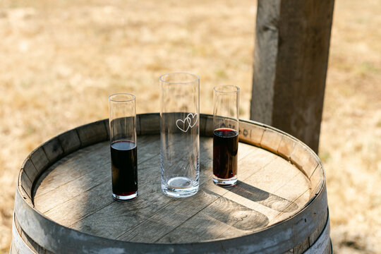 Red Wine for Wedding Ceremony