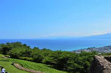 風景, 空, 山, 自然, サマータイム, 海, ヒル, 景色, 旅行, 水, 森, 木, 雲, 草, 緑, 山, 湖, 明媚, 惰性で進む, いなか, 観光, アイランズ, 雲, 全景、旅行、神奈川