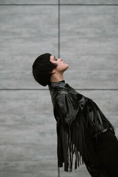 Woman posing
