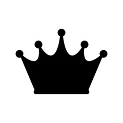 Vector Isolated Crown Icon on White Background © siridhata