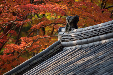 Jongmyo Confucian shrine of the Korean Joseon Dynasty in Seoul, South Korea