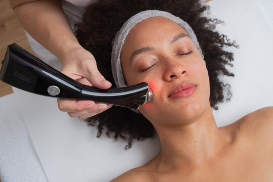 Woman Having A Mesotherapy Beauty Treatment
