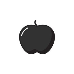 apple fruit icon design vector templates