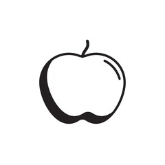 apple fruit icon design vector templates