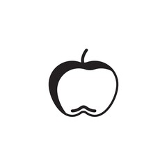 apple fruit icon design vector templates