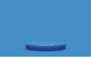 realistic 3D podium for product display