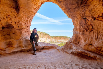 Man-made Sand Caves, Kanab, Utah