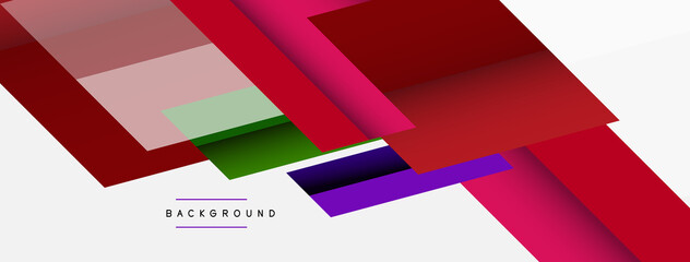 Background. Geometric diagonal square shapes and lines abstract composition. Vector illustration for wallpaper banner background or landing page