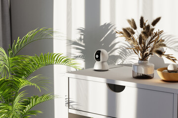 Smart home concept IP webcam 