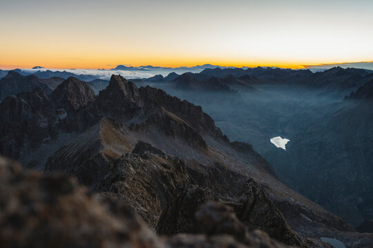 Sunrise from the mountains
