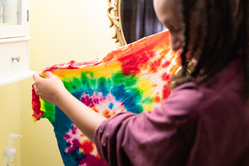 Tie dye fun with the family