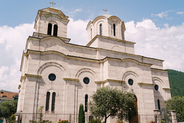 Fototapeta na wymiar Church of St. Sava in Tivat. Montenegro