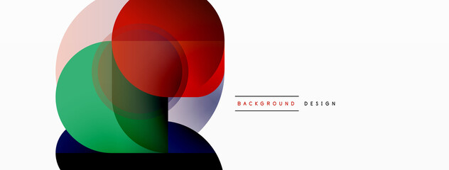 Creative geometric wallpaper. Minimal circle triangle and square line abstract background. Vector illustration for wallpaper banner background or landing page