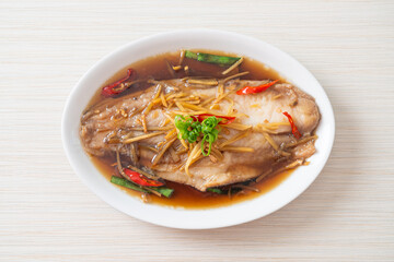 Steamed Fish with Soy Sauce